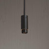 Graphite Exhaust Pendant With Linear Knurl Detailing-Buster + Punch-Brass-nirohome