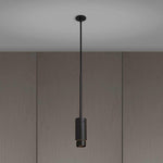 Graphite Exhaust Pendant With Linear Knurl Detailing-Buster + Punch-Gun Metal-nirohome