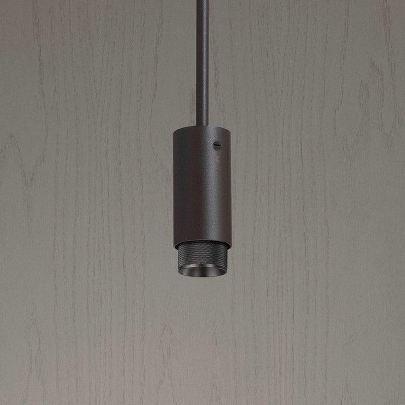 Graphite Exhaust Pendant with Cross Knurl Detailing-Buster + Punch-Black-nirohome