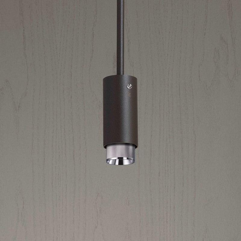 Graphite Exhaust Pendant with Cross Knurl Detailing-Buster + Punch-Black-nirohome