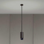 Graphite Exhaust Pendant with Cross Knurl Detailing-Buster + Punch-Black-nirohome