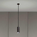 Graphite Exhaust Pendant with Cross Knurl Detailing-Buster + Punch-Steel-nirohome