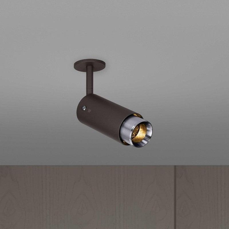 Graphite Exhaust Spotlight With Linear Knurl Pattern-Buster + Punch-Steel-nirohome