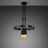 Graphite Hero Multi Pendant Chandelier-Buster + Punch-Smoked Bronze-nirohome