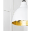 Hammered Brass Brindley Pendant-From The Anvil-Brass-nirohome