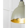 Hammered Brass Brindley Pendant-From The Anvil-Brass-nirohome