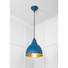 Hammered Brass Brindley Pendant-From The Anvil-Brass-nirohome