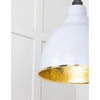 Hammered Brass Brindley Pendant-From The Anvil-Brass-nirohome