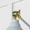 Hammered Brass Brindley Wall Light-From The Anvil-Brass-nirohome