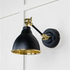 Hammered Brass Brindley Wall Light-From The Anvil-Brass-nirohome