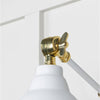 Hammered Brass Brindley Wall Light-From The Anvil-Brass-nirohome
