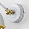 Hammered Brass Brindley Wall Light-From The Anvil-Brass-nirohome