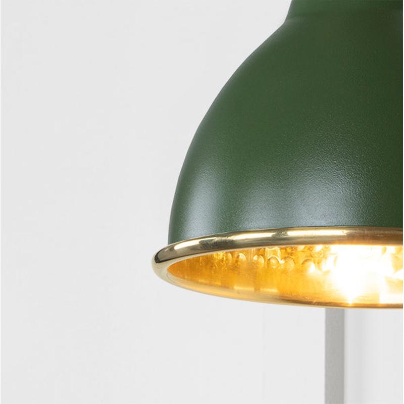 Hammered Brass Brindley Wall Light-From The Anvil-Brass-nirohome