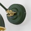 Hammered Brass Brindley Wall Light-From The Anvil-Brass-nirohome