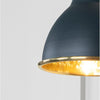 Hammered Brass Brindley Wall Light-From The Anvil-Brass-nirohome