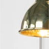 Hammered Brass Brindley Wall Light-From The Anvil-Brass-nirohome