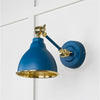 Hammered Brass Brindley Wall Light-From The Anvil-Brass-nirohome