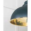 Hammered Brass Harborne Pendant-From The Anvil-Brass-nirohome