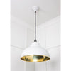 Hammered Brass Harborne Pendant-From The Anvil-Brass-nirohome