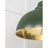 Hammered Brass Harborne Pendant-From The Anvil-Brass-nirohome