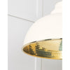 Hammered Brass Harborne Pendant-From The Anvil-Brass-nirohome