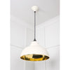 Hammered Brass Harborne Pendant-From The Anvil-Brass-nirohome