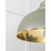 Hammered Brass Harborne Pendant-From The Anvil-Brass-nirohome