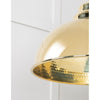 Hammered Brass Harborne Pendant-From The Anvil-Brass-nirohome