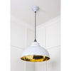Hammered Brass Harborne Pendant-From The Anvil-Brass-nirohome