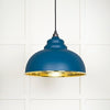 Hammered Brass Harborne Pendant-From The Anvil-Upstream-nirohome