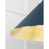 Hammered Brass Hockley Pendant-From The Anvil-Brass-nirohome