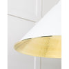 Hammered Brass Hockley Pendant-From The Anvil-Brass-nirohome