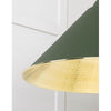 Hammered Brass Hockley Pendant-From The Anvil-Brass-nirohome