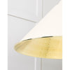 Hammered Brass Hockley Pendant-From The Anvil-Brass-nirohome