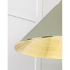 Hammered Brass Hockley Pendant-From The Anvil-Brass-nirohome