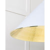 Hammered Brass Hockley Pendant-From The Anvil-Brass-nirohome