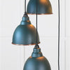 Hammered Copper Brindley Cluster Pendant-From The Anvil-Copper-nirohome