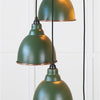 Hammered Copper Brindley Cluster Pendant-From The Anvil-Copper-nirohome