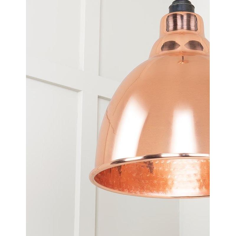 Hammered Copper Brindley Cluster Pendant-From The Anvil-Copper-nirohome