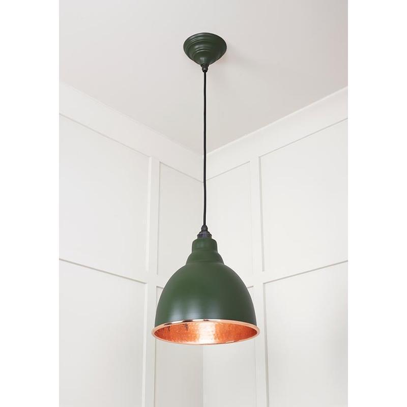 Hammered Copper Brindley Pendant-From The Anvil-Copper-nirohome