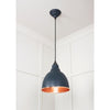 Hammered Copper Brindley Pendant-From The Anvil-Copper-nirohome
