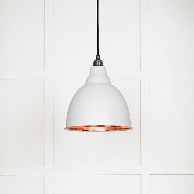 Hammered Copper Brindley Pendant-From The Anvil-Copper-nirohome