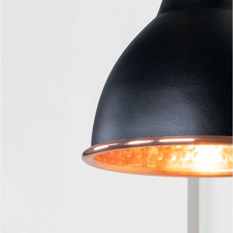 Hammered Copper Brindley Wall Light-From The Anvil-Copper-nirohome