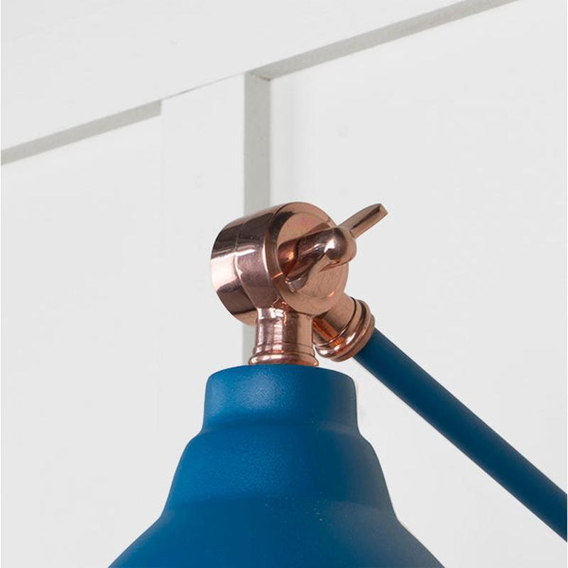 Hammered Copper Brindley Wall Light-From The Anvil-Copper-nirohome