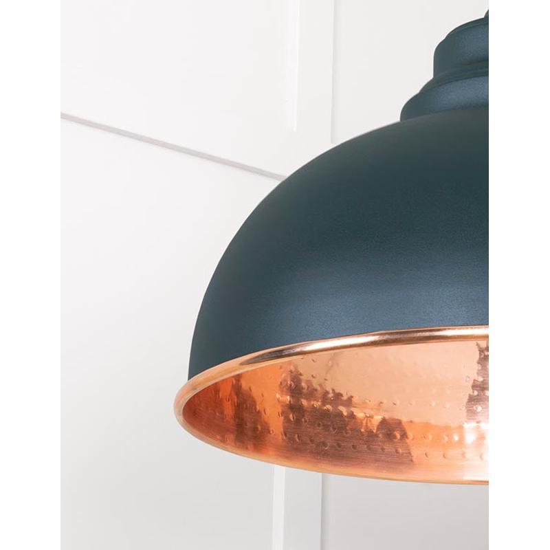 Hammered Copper Harborne Pendant-From The Anvil-Copper-nirohome