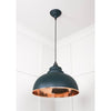 Hammered Copper Harborne Pendant-From The Anvil-Copper-nirohome