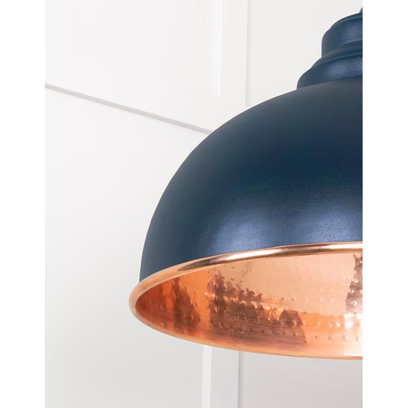 Hammered Copper Harborne Pendant-From The Anvil-Copper-nirohome