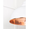 Hammered Copper Harborne Pendant-From The Anvil-Copper-nirohome