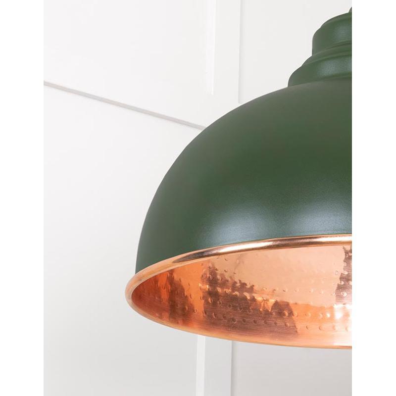 Hammered Copper Harborne Pendant-From The Anvil-Copper-nirohome
