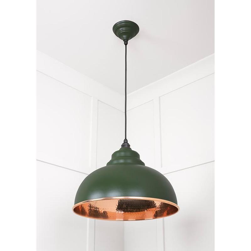 Hammered Copper Harborne Pendant-From The Anvil-Copper-nirohome